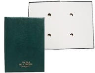 Kufrík na podpis A4, 20 kariet, krytý chrbát - zelený