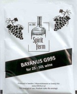 Drożdże BAYANUS G995 winiarskie wino winne aktywne