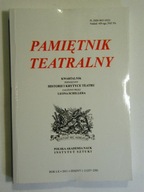 PAMIĘTNIK TEATRALNY LX 2011 ZESZYT 1-2