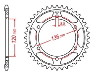 Шестерня задний jt yamaha tzr tdr 125 xt 250 57z