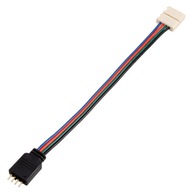 Konektor pre RGB LED pásik 10mm s 4-PIN káblom pánsky