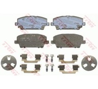 Gdb3407 trw тормозные колодки, колодки тормозов /p/civic vii 06- trw - фото