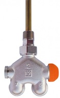 Štvorcestný ventil Termostat. uhlový VUA-40 HERZ