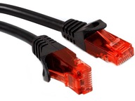 Patchcord U/UTP 6 Maclean RJ45 / RJ45 20 m čierna