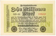 Niemcy - BANKNOT - 10 Milionów Marek 1923