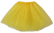 * SPÓDNICZKA TIULOWA 40 cm SPÓDNICA TUTU 7-14lat żółta