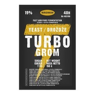 DROŻDŻE GORZELNICZE TURBO GROM 48H 7KG CUKRU 19%