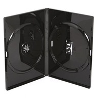 Pudełka AMARAY CZARNE na 2 x DVD 50 sztuk 14mm