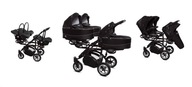 BabyActive Trippy Premium 3v1 kočík pre trojčatá