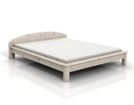 DSI-meble: Drevená posteľ LAGUNA 200x200 Biela