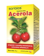 ACEROLA 500mg 100tabl - witamina C SANBIOS