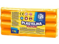 Plastelína Astra 1 kg oranžová