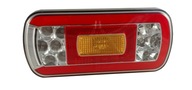Zadné LED kompozitné svietidlo NEON BUS dodávkový kontajner odťahová loď 6 funkcií