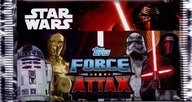 Karty Star Wars Force Attax. Nowa saszetka 5 kart.