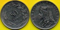 Turcja 50 Kurus 1975 r.