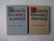 2x BROŻEK-HISTORIA LITERATURY LITEWSKIEJ + ŁACIŃSKIEJ ZARYS /LITWA ŁACINA