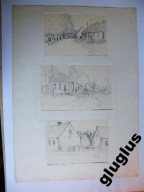 3 RYSUNKI WAŁ POMORSKI OKONEK 1976 ROK