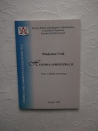 HISTORIA ADMINISTRACJI ZARYS WYKŁADU ZAMOŚĆ /PRAWO