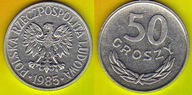 POLSKA 50 groszy 1985 r.