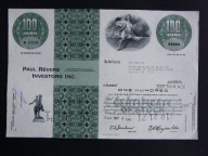 ART DECO PAUL REVERE INVESTORS INC. 1971