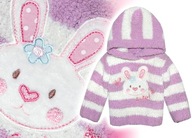 M&CO * słodki SWETEREK z KRÓLICZKIEM *** 56-62