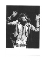 Pocztówka - Mick Jagger / koncert, 1976 r. ...