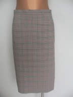 ALBA SPODNICZKA midi krata OLOWKOWA 42 44