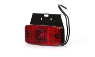 LAMPA OBRYSOWA TYLNA czerwona diodowa led 12/24V z odblaskiem i uchwytem