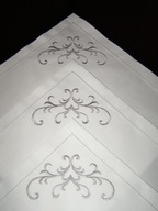 PIĘKNE SERWETKI OBIADOWE ADAMASZEK Z HAFTEM!!!