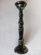 MIN 1586 ŚWIECZNIK kamień SERPENTYN 530 gram