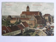 Malbork k/ Gdańska przedzamcze, zamek niski, średni, wysoki 1910