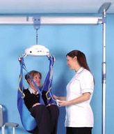 Podnośnik sufitowy pacjenta przenośny rozkładany