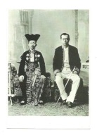 Pocztówka - Władca Surakarty i rezydent / Jawa,1897 r.