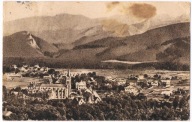 Zakopane panorama kościół św. Rodziny 1927
