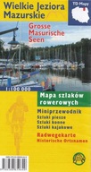 Wielkie Jeziora Mazurskie. Mapa szlaków rowerowych 1:100 000 Praca zbiorowa