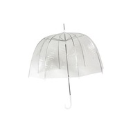 Hlboký transparentný dámsky dáždnik, slnečníky