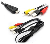 USB kábel a kábel AV VMC-MD3 pre Sony Cyber-Shot