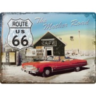 Номерной знак szyld route 66 usa металлический 30x40 фото, цена