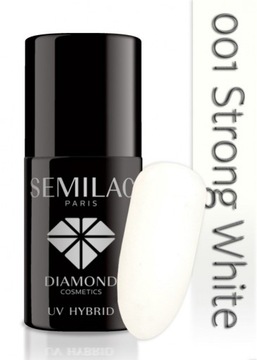 Лак гибридный Semilac 001 Strong White 7мл