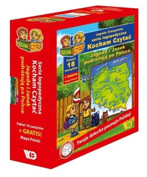 Kocham Czytać 31-48 komplet Jagoda i Janek podróżują po Polsce