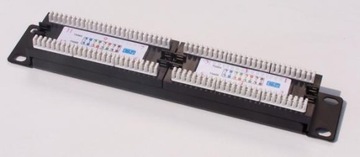 ПатчПанель Панель 10 дюймов RJ-45 12 портов UTP Cat.5e