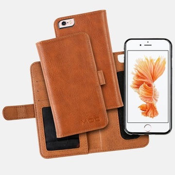 Portfel do iPhone 7 8 MOC Velcro Wallet Brown