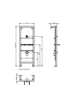 Stelaż podtynkowy do pisuaru Roca A890074100