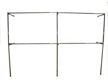 STOJAK ODZIEŻOWY 100 CM, WIESZAK, REGAŁ