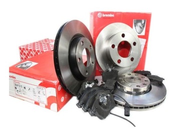 ДИСКИ BREMBO, КОЛОДКИ ПЕРЕДНИЕ OPEL ASTRA GH ZAFIRA