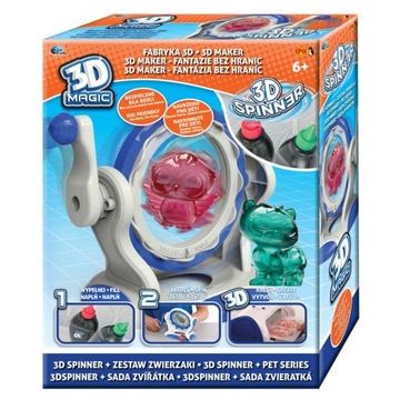 Epee 3D Magic Factory 3D Spinner Set Животные - Создайте в 3D