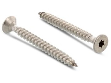 ВИНТЫ ДЛЯ ДЕРЕВА 3,5x25 С КОНИЧЕСКИМ TORX, НЕРЖАВЕЮЩАЯ, 100 МЕБЕЛЬ