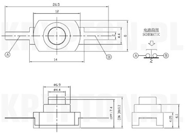 Выключатель фонарика Omten Convoy S2 S3 M1 M2 C8