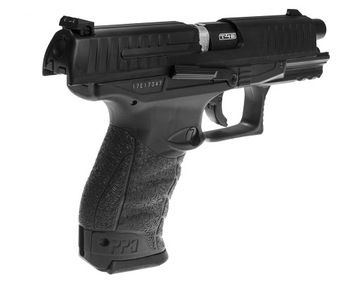 WALTHER Шаровой пистолет с резиновым перцем CO2 PPQ M2 T4E .43 Футляр