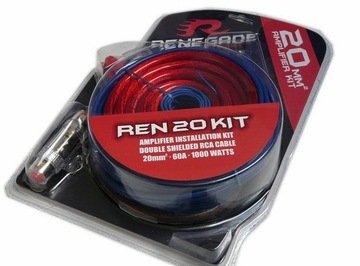 Комплект кабелей REN20KIT для усилителя 20 мм2/1000 Вт